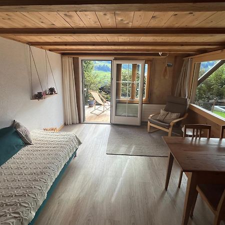 Chalet Sonnenheim, Wohnung Mit Panoramafenster 아델보덴 외부 사진