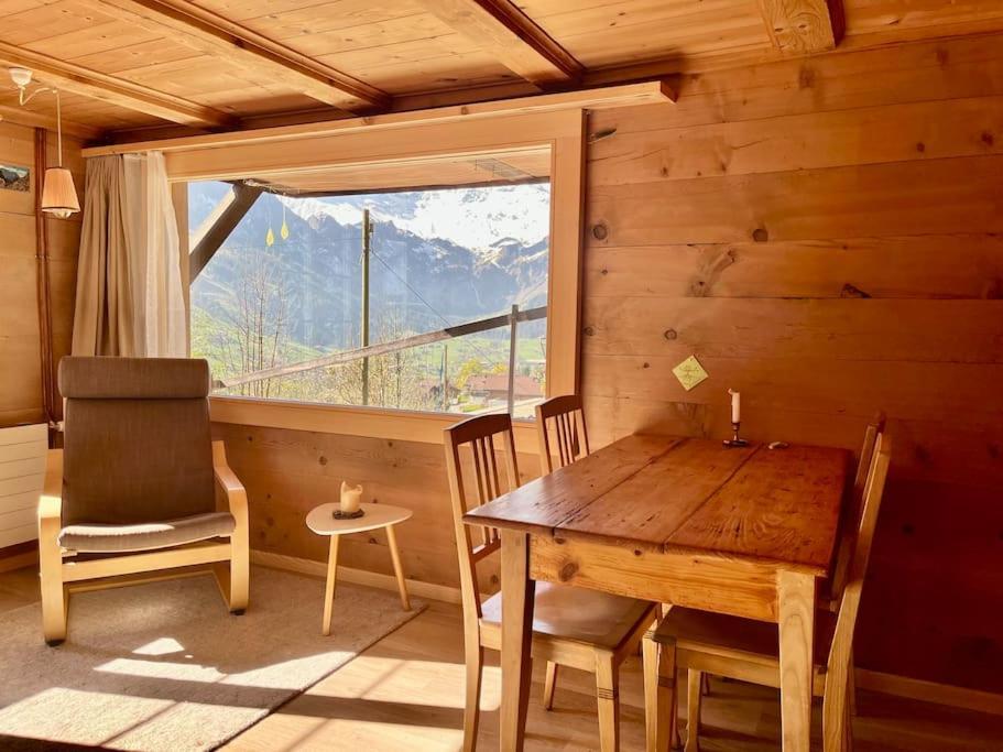 Chalet Sonnenheim, Wohnung Mit Panoramafenster 아델보덴 외부 사진