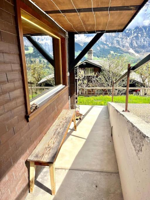 Chalet Sonnenheim, Wohnung Mit Panoramafenster 아델보덴 외부 사진