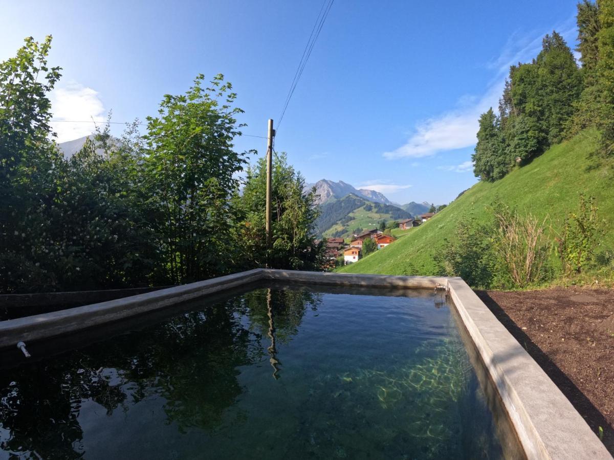 Chalet Sonnenheim, Wohnung Mit Panoramafenster 아델보덴 외부 사진