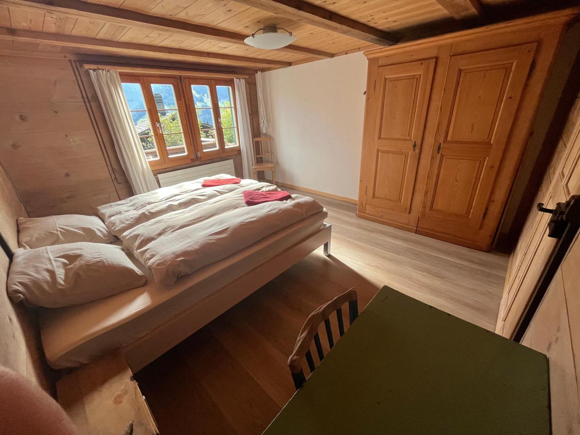 Chalet Sonnenheim, Wohnung Mit Panoramafenster 아델보덴 외부 사진